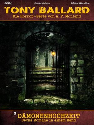 cover image of Sechs Romane Horror-Serie Tony Ballard 3 Dämonenhochzeit